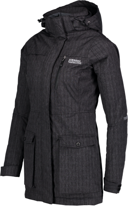 Women's black winter parka CIVIL