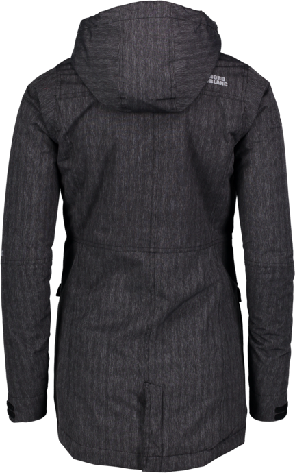 Women's black winter parka CIVIL