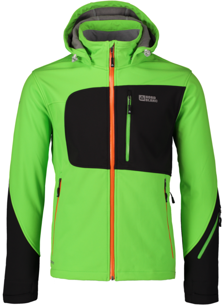 Zelená pánsky lyžiarsky softshell IONIC