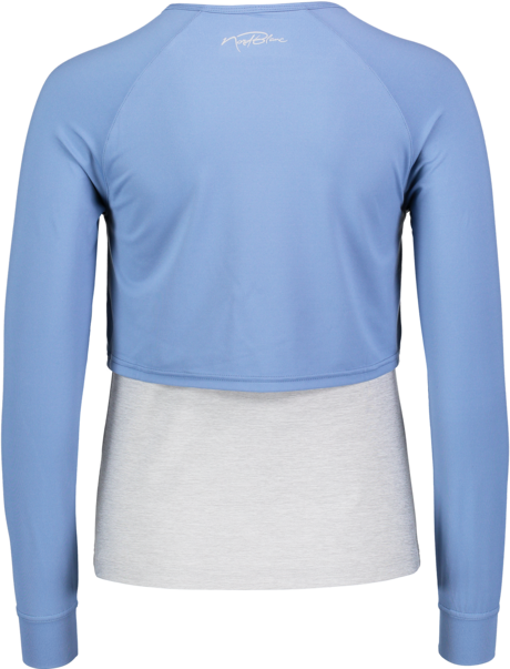 Women's blue functional yoga top FAIR