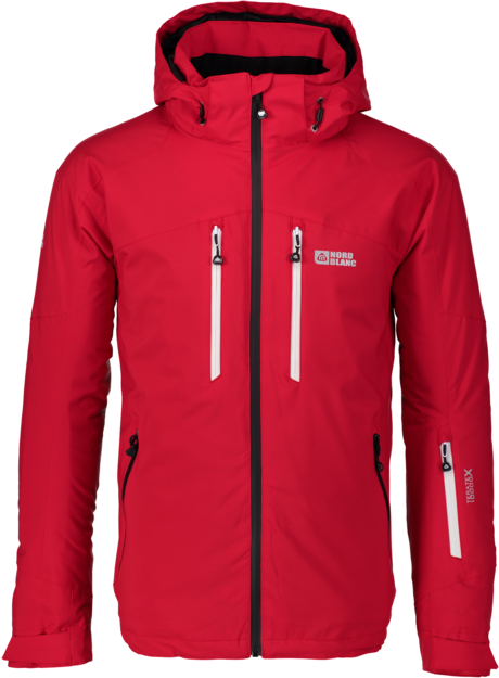 Men's red ski jacket VERTICAL