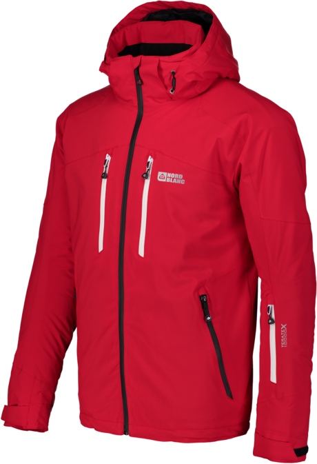 Men's red ski jacket VERTICAL