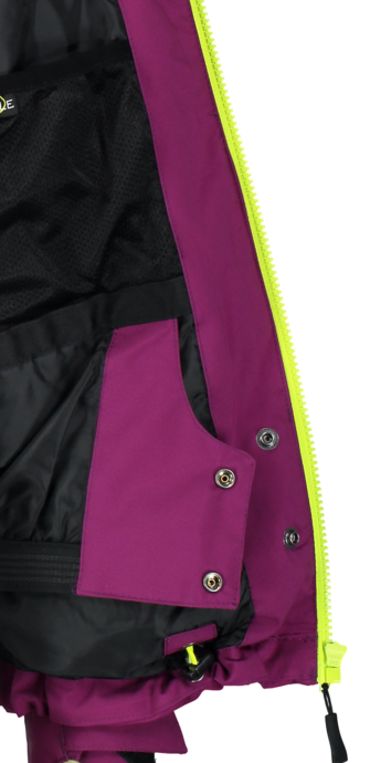 Women's purple ski jacket MERIT