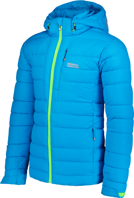 Zářivě modrá pánská zimní bunda CHAMBER