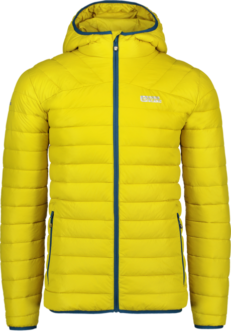 Herren Winterjacke gelb QUILT