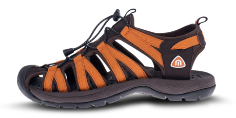 Hnědé pánské outdoorové sandály EXPLORE