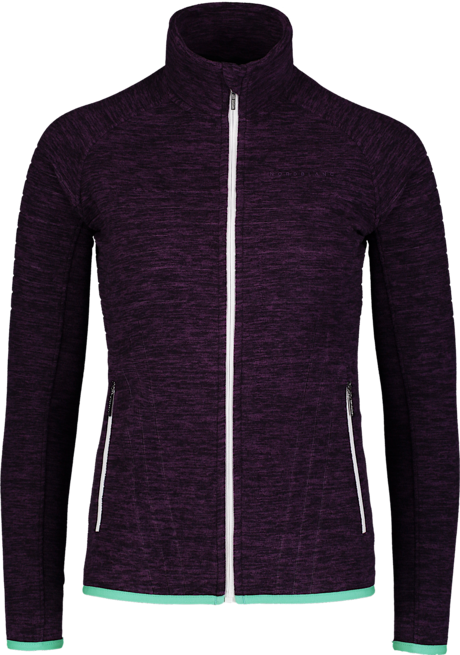 Women's violet fleece jacket DUTY