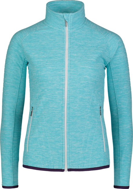 Women's blue fleece jacket DUTY