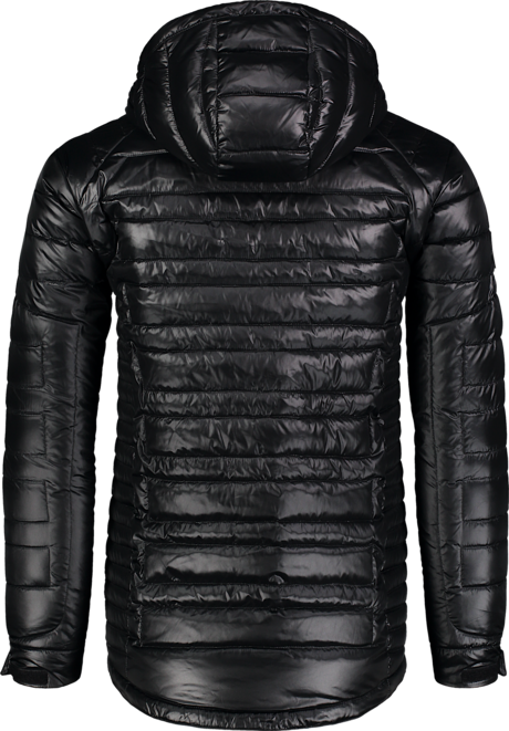 Geacă neagră cu puf pentru bărbați CASE