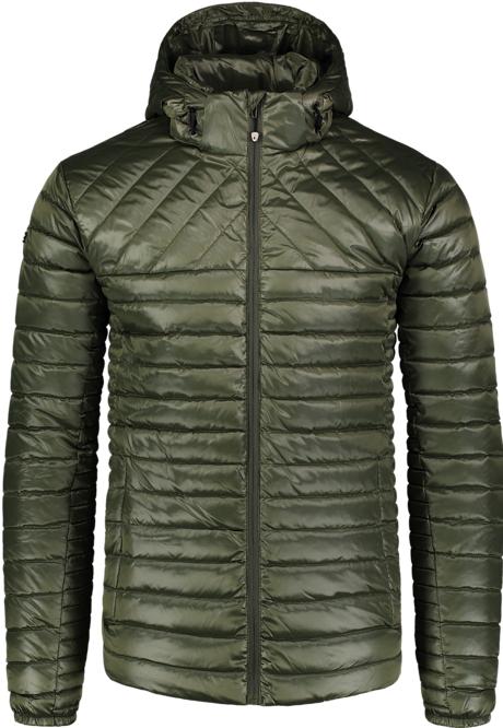 Herren Daunenjacke khaki PATH