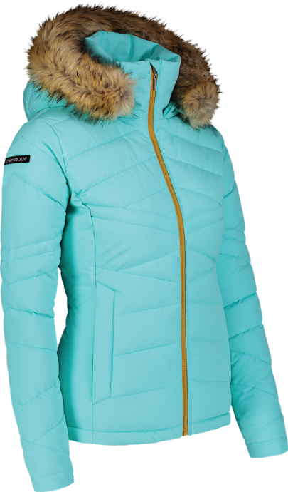 Women's blue winter jacket PUCKER