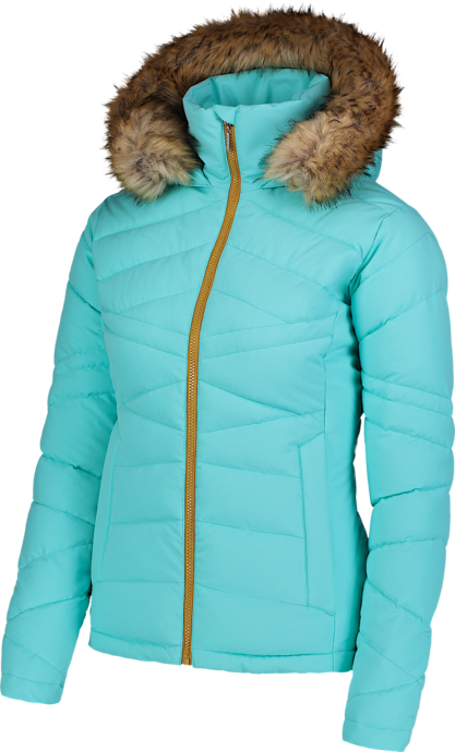 Women's blue winter jacket PUCKER