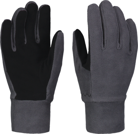 Kid's grey fleece gloves GRAND