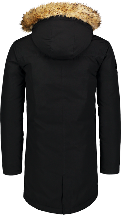 Men's black down parka RELY