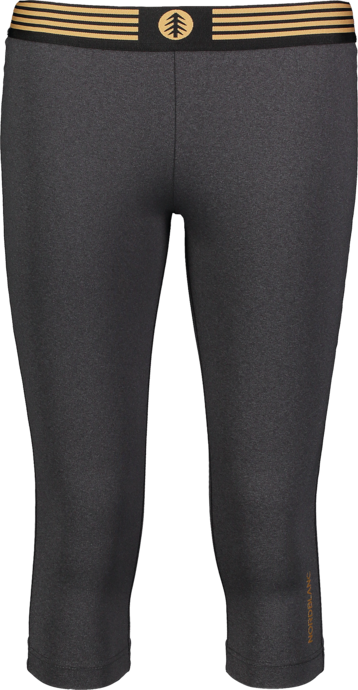 Women's grey 3/4 sports leggings CONJOINT