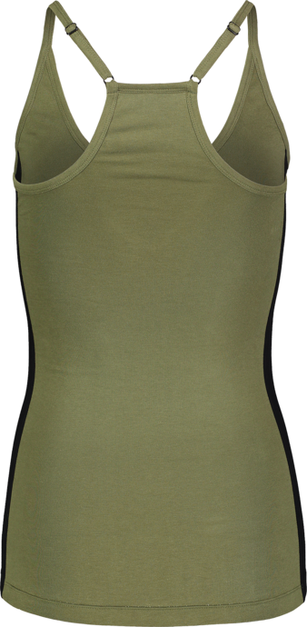 Women's khaki cotton tank top TEENY