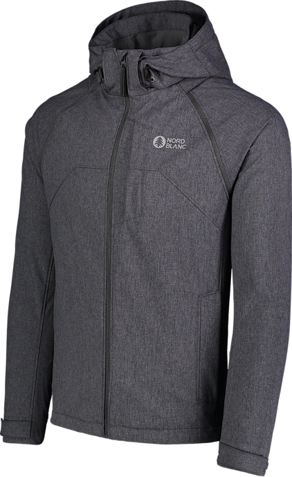 Men's grey light softshell jacket 2in1 WISE