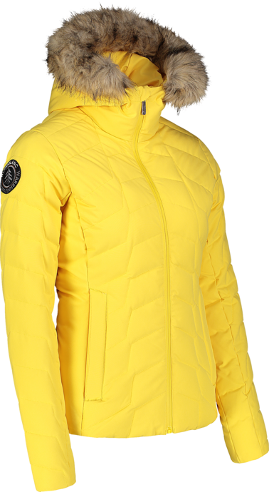 Women's yellow winter jacket CAGEY