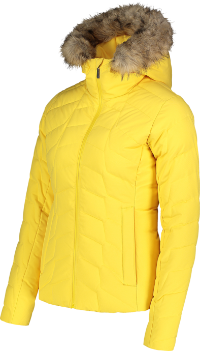 Damen Winterjacke gelb CAGEY