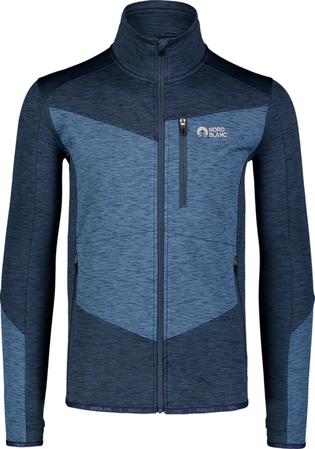 Men's blue power fleece jacket MISSION