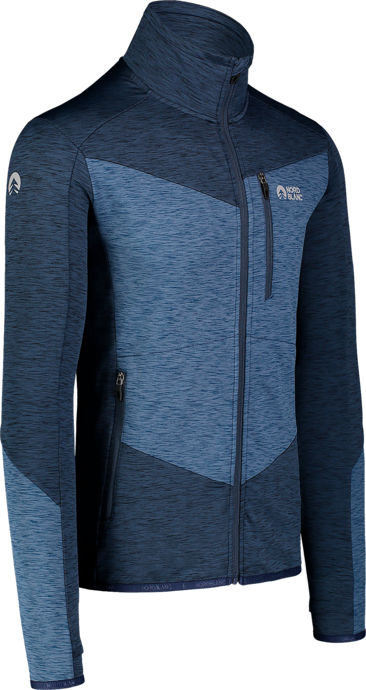 Men's blue power fleece jacket MISSION