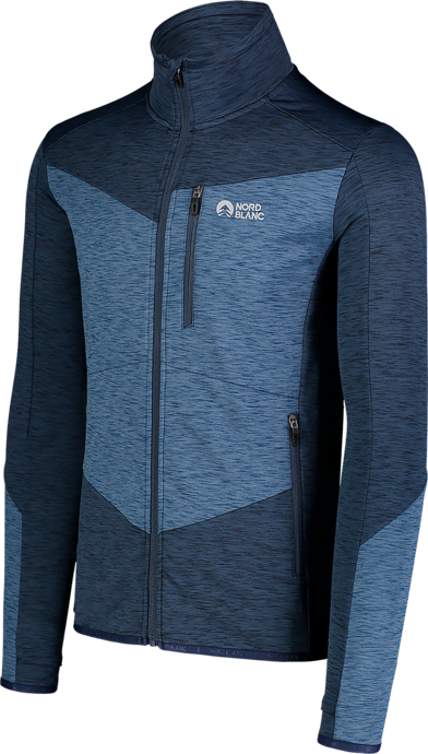 Men's blue power fleece jacket MISSION
