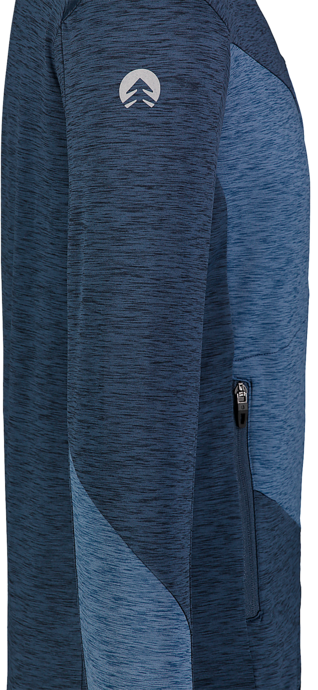 Men's blue power fleece jacket MISSION