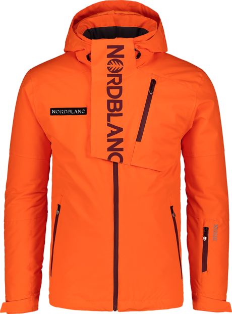 Men's orange ski jacket ENSURE