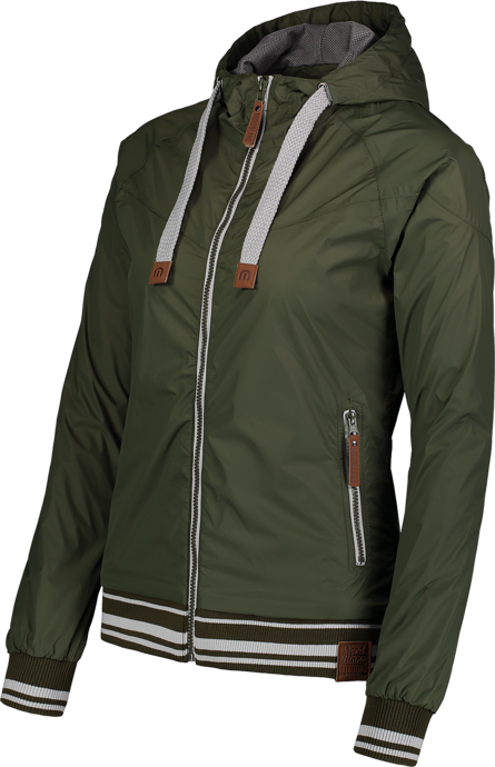 Damen Wasserdichte Outdoor- Jacke khaki FASHION