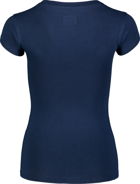 Women's blue elastic t-shirt SUNTRE