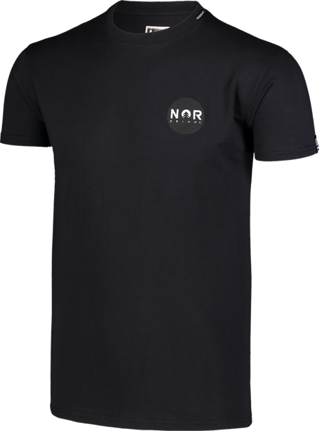 Herren Baumwolle T-Shirt schwarz NOR