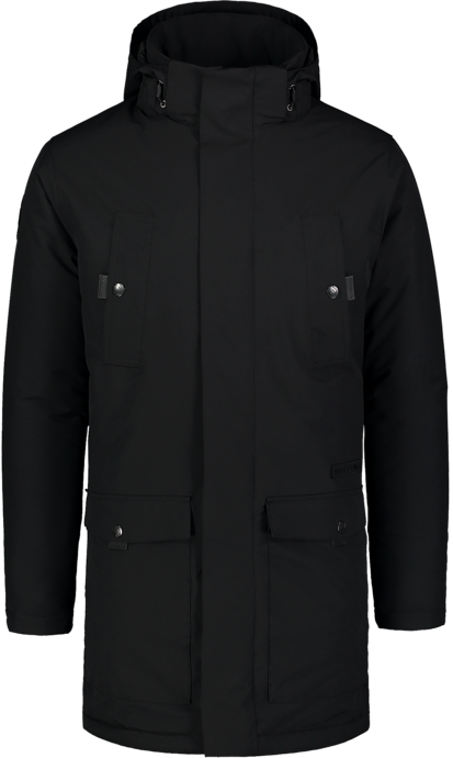 Men's black winter parka DEFENSE