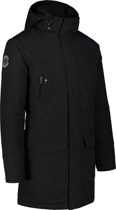 Men's black winter parka DEFENSE