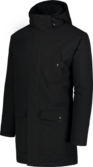 Men's black winter parka DEFENSE