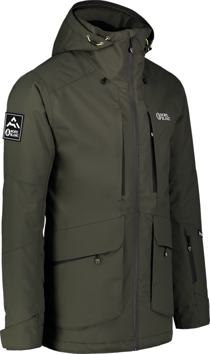 Men's khaki ski jacket GLACIAL