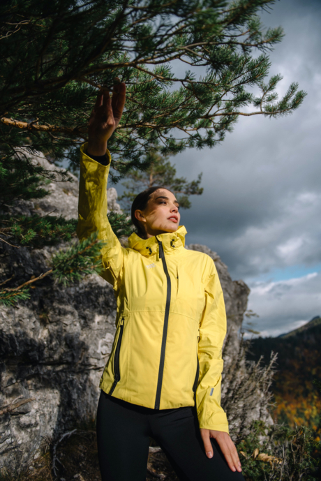 Women's yellow outdoor jacket GEOGRAPHICAL