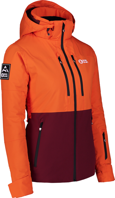 Women's orange ski jacket RADIANCE