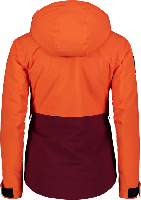 Women's orange ski jacket RADIANCE