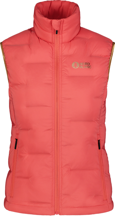 Women's pink winter vest PLAINNESS