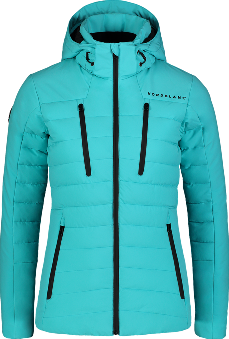 Women's blue ski jacket FLOURISH