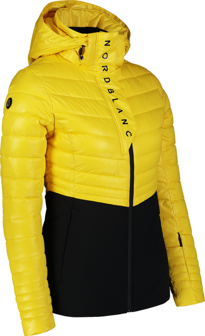 Women's yellow winter jacket DIVIDUAL