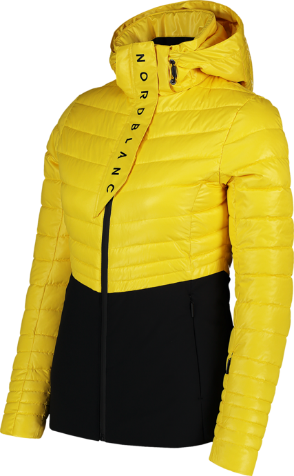 Women's yellow winter jacket DIVIDUAL