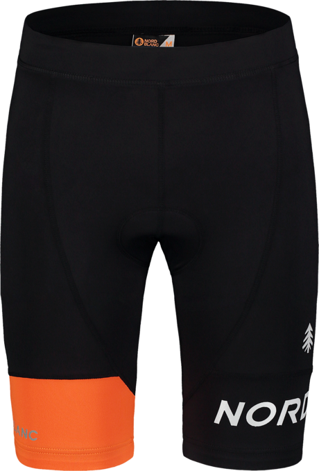 Herren kurze Fahrradhose schwarz COMPRESSION