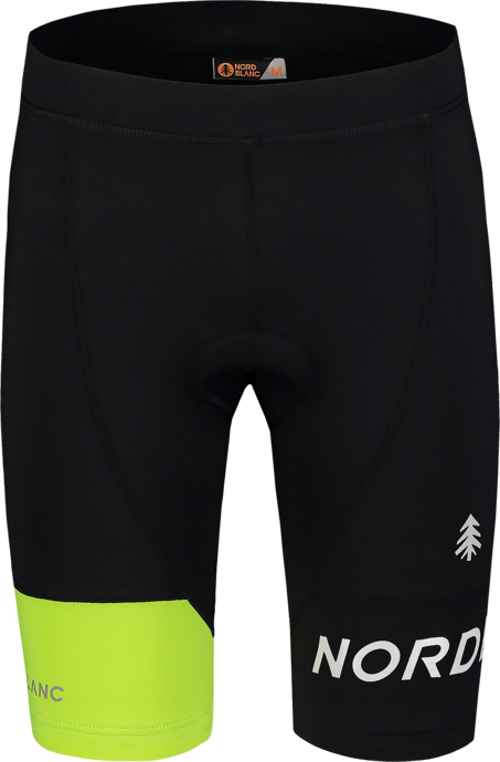 Herren kurze Fahrradhose gelb COMPRESSION