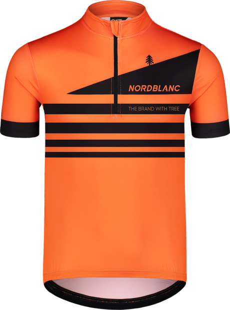 Herren Radtrikot orange LOST