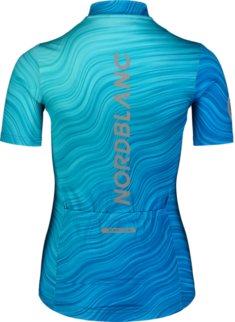 Damen Radtrikot blau DESERT