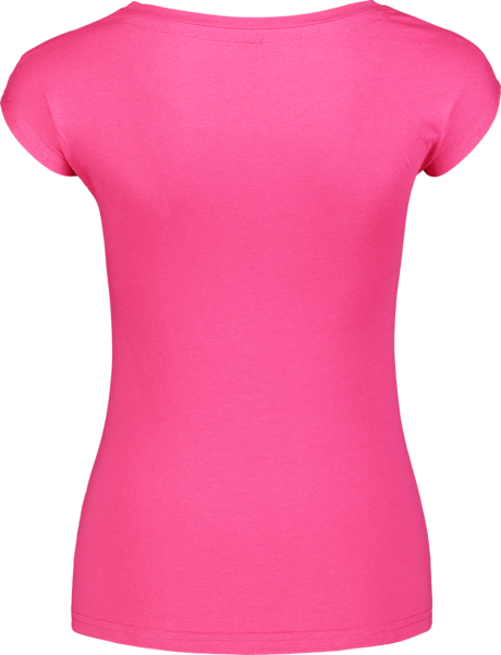 Women's pink t-shirt RUFFLE