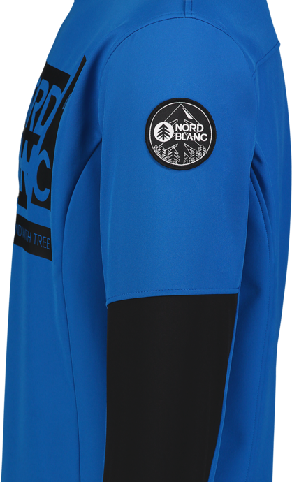 Men's blue softshell sweatshirt DECOMPONATE