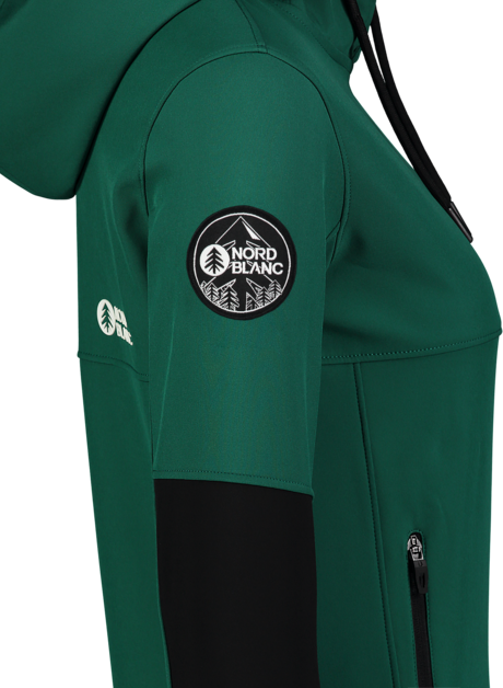 Zeleni ženski softshell duks PRISTINE