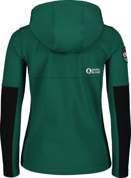 Hanorac din softshell verde pentru femei PRISTINE